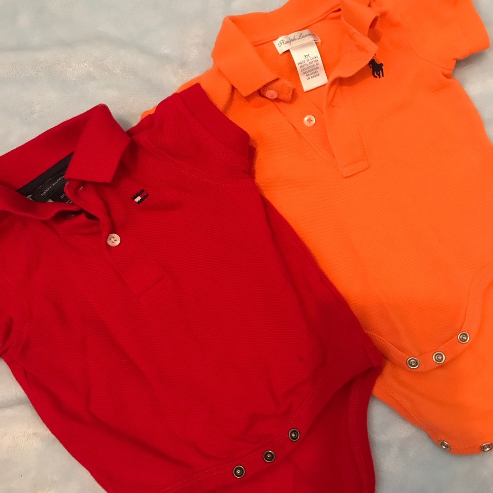 Tommy Hilfiger and Ralph Lauren one piece polo